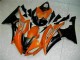 Orange Black 08-16 Yamaha YZF R6 Motorcycle Fairings Orange Black 08-16 Yamaha YZF R6 Motorcycle Fairings