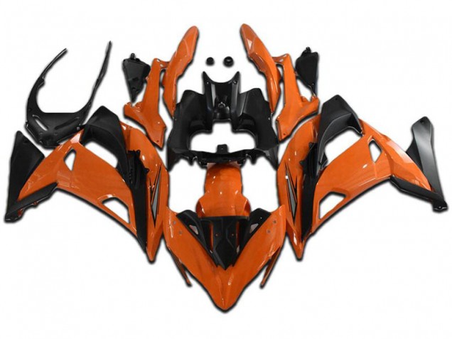 Orange Black 17-19 Kawasaki EX650 Motorcycle Fairings Orange Black 17-19 Kawasaki EX650 Motorcycle Fairings