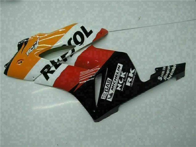 Orange Black Repsol 04-05 Honda CBR1000RR Motorcycle Bodywork Orange Black Repsol 04-05 Honda CBR1000RR Motorcycle Bodywork