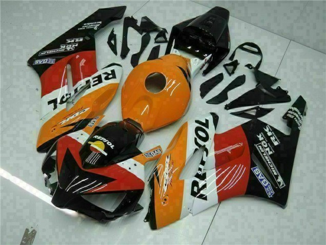 Orange Black Repsol 04-05 Honda CBR1000RR Motorcycle Fairings Orange Black Repsol 04-05 Honda CBR1000RR Motorcycle Fairings
