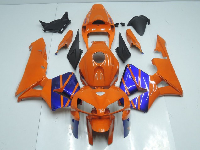 Orange Blue 05-06 Honda CBR600RR Motorcycle Fairings Orange Blue 05-06 Honda CBR600RR Motorcycle Fairings