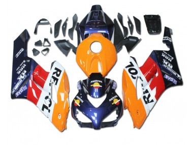 Orange Red Blue Repsol 04-05 Honda CBR1000RR Motorcycle Fairings