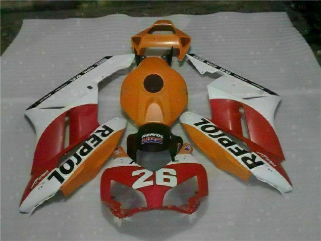 Orange Red Repsol 26 04-05 Honda CBR1000RR Motorcycle Fairings Orange Red Repsol 26 04-05 Honda CBR1000RR Motorcycle Fairings
