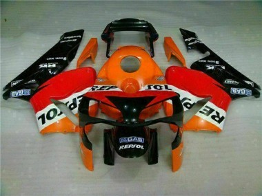 Orange Repsol 03-04 Honda CBR600RR Motorcycle Fairings