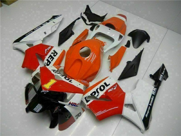 Orange Repsol 05-06 Honda CBR600RR Motorcycle Fairings Orange Repsol 05-06 Honda CBR600RR Motorcycle Fairings