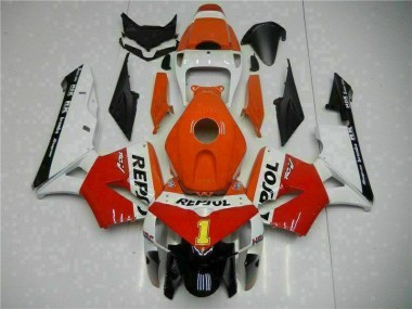 Orange Repsol 05-06 Honda CBR600RR Motorcycle Fairings