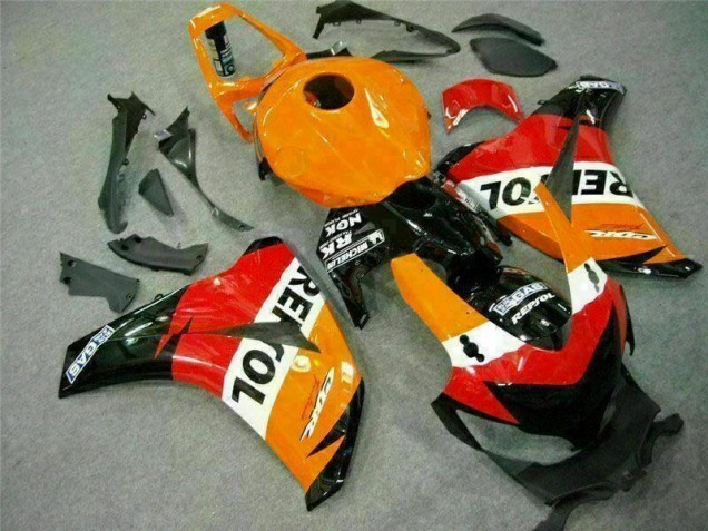Orange Repsol 08-11 Honda CBR1000RR Motorcycle Fairing Kits Orange Repsol 08-11 Honda CBR1000RR Motorcycle Fairing Kits