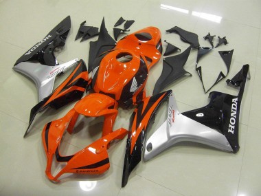 Orange Silver Black 07-08 Honda CBR600RR Motorcycle Fairing
