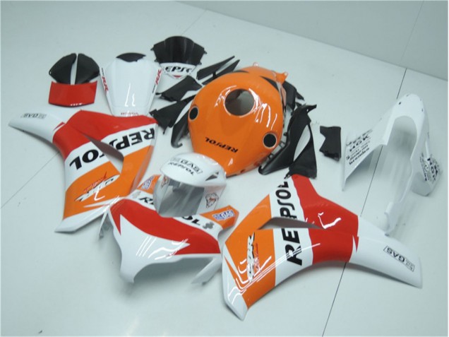 Orange White Red Repsol 08-11 Honda CBR1000RR Motorcycle Fairings Orange White Red Repsol 08-11 Honda CBR1000RR Motorcycle Fairings