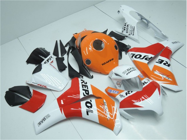 Orange White Red Repsol 08-11 Honda CBR1000RR Motorcycle Fairings Orange White Red Repsol 08-11 Honda CBR1000RR Motorcycle Fairings