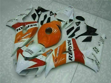 Orange White Repsol 04-05 Honda CBR1000RR Motorcycle Fairings