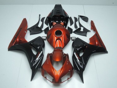 Orange and Black 06-07 Honda CBR1000RR Motorcycle Fairings