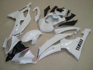Pearl White 08-16 Yamaha YZF R6 Motorcycle Bodywork