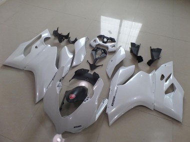 Pearl White 11-14 Ducati 1199 Motorcycle Fairings