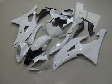 Pearl White No Decals 08-16 Yamaha YZF R6 Motorcycle Fairings
