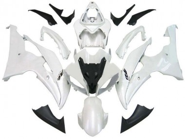 Pearl White R6 08-16 Yamaha YZF R6 Motorcycle Fairings