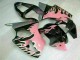 Pink 00-02 Kawasaki ZX6R Motorcycle Fairings Pink 00-02 Kawasaki ZX6R Motorcycle Fairings