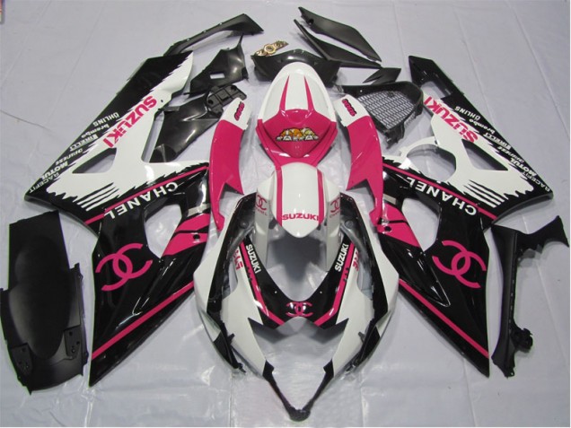 Pink Chanel 05-06 Suzuki GSXR 1000 Motorcycle Fairings Pink Chanel 05-06 Suzuki GSXR 1000 Motorcycle Fairings