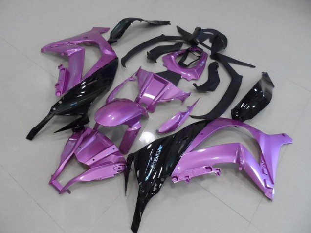 Pink and Black 11-15 Kawasaki ZX10R Motorcycle Fairings Pink and Black 11-15 Kawasaki ZX10R Motorcycle Fairings