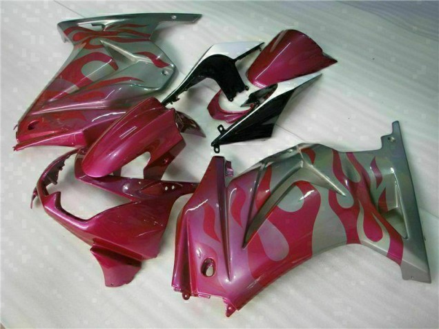 Purple Red 08-12 Kawasaki EX250 Motorcycle Fairings