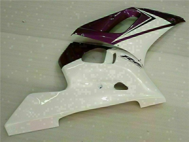 Purple White 98-02 Yamaha YZF R6 Motorcycle Fairings