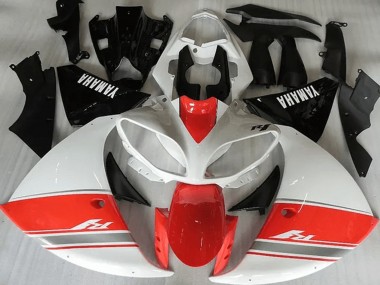 Racy Red White Black 09-11 Yamaha YZF R1 Motorcycle Fairings