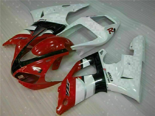 Red 00-01 Yamaha YZF R1 Motorcycle Fairing Kits