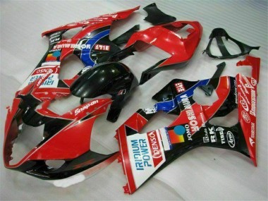 Red 03-04 Suzuki GSXR 1000 Motorcycle Fairing