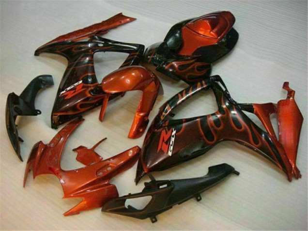 Red 06-07 Suzuki GSXR 600/750 Motorcycle Fairings