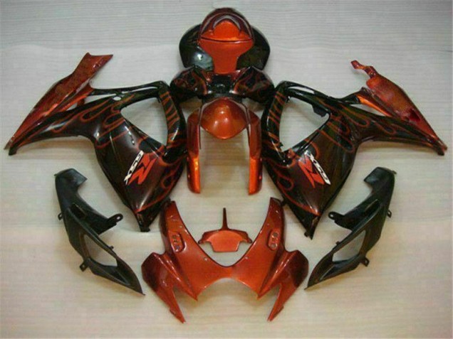 Red 06-07 Suzuki GSXR 600/750 Motorcycle Fairings