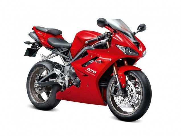 Red 06-08 Triumph Daytona 675 Triple Motorcycle Fairings Red 06-08 Triumph Daytona 675 Triple Motorcycle Fairings