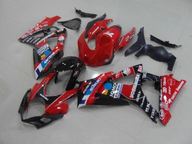 Red 07-08 Suzuki GSXR 1000 Motorcycle Fairings