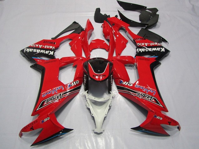Red 08-10 Kawasaki ZX10R Motorcycle Fairings