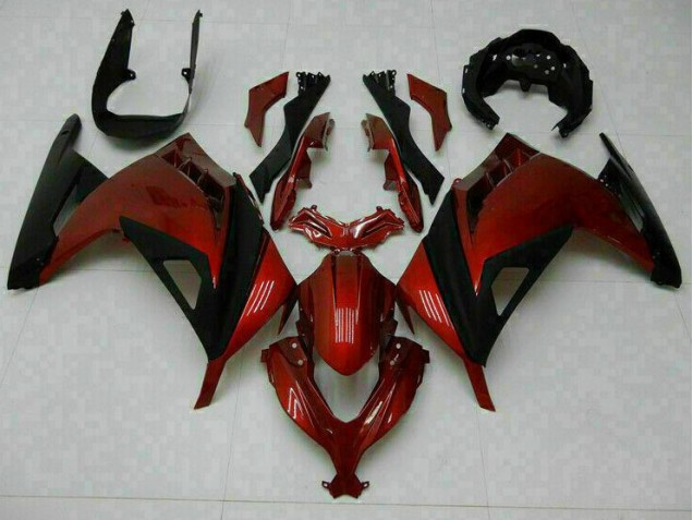 Red 13-16 Kawasaki EX300 Motorcycle Fairings Red 13-16 Kawasaki EX300 Motorcycle Fairings