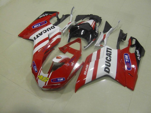 Red 46 07-14 Ducati 848 1098 1198 Motorcycle Fairings Red 46 07-14 Ducati 848 1098 1198 Motorcycle Fairings