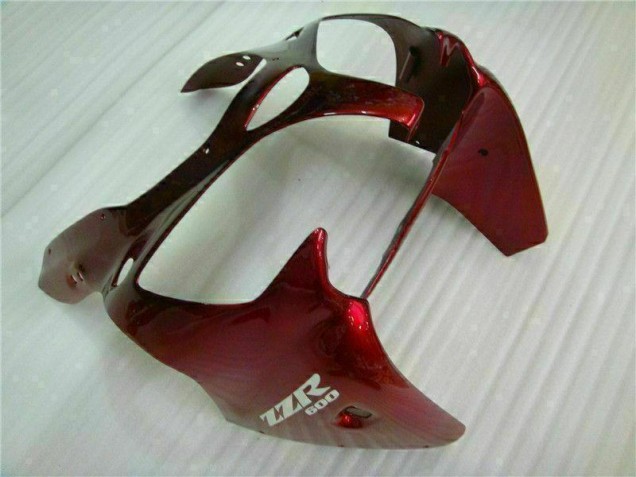 Red Black 00-02 Kawasaki ZX6R Motorcycle Fairings Red Black 00-02 Kawasaki ZX6R Motorcycle Fairings