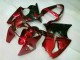 Red Black 00-02 Kawasaki ZX6R Motorcycle Fairings Red Black 00-02 Kawasaki ZX6R Motorcycle Fairings