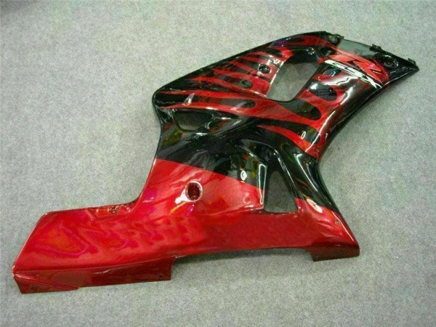 Red Black 01-03 Suzuki GSXR 600/750 Motorcycle Fairings