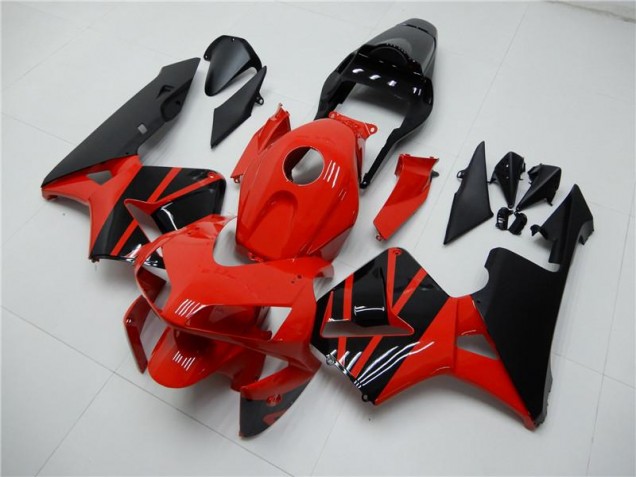 Red Black 03-04 Honda CBR600RR Motorcycle Fairings Red Black 03-04 Honda CBR600RR Motorcycle Fairings