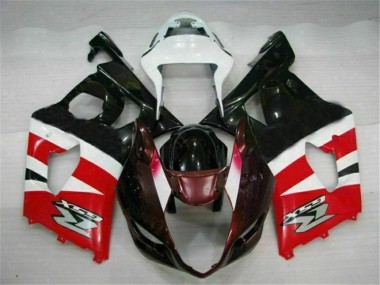 Red Black 03-04 Suzuki GSXR 1000 Motorcycle Fairing