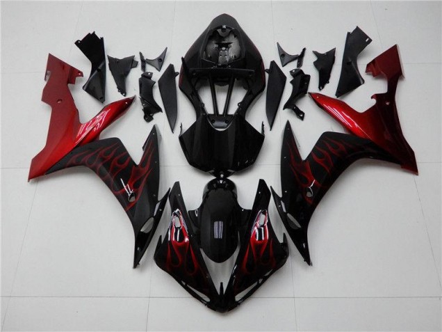 Red Black 04-06 Yamaha YZF R1 Motorcycle Fairing