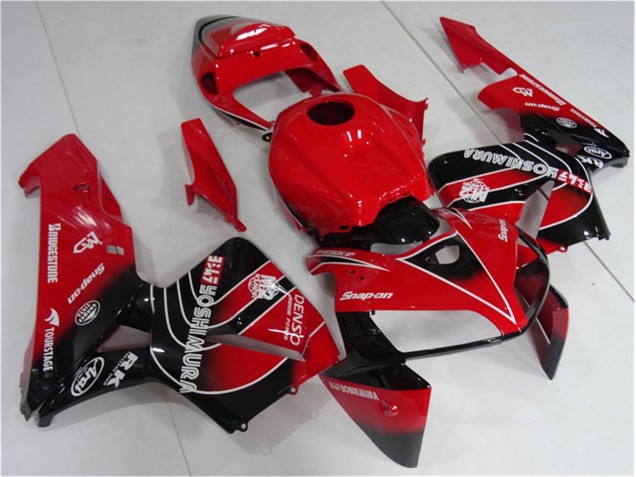 Red Black 05-06 Honda CBR600RR Motorcycle Fairing Kits & Plastic