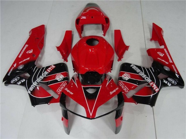 Red Black 05-06 Honda CBR600RR Motorcycle Fairing Kits & Plastic