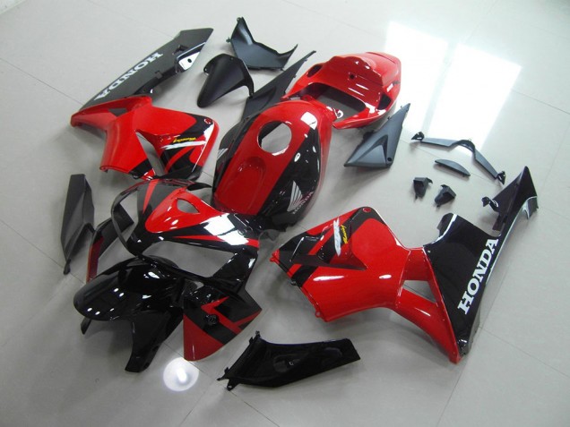 Red Black 05-06 Honda CBR600RR Motorcycle Fairings Red Black 05-06 Honda CBR600RR Motorcycle Fairings