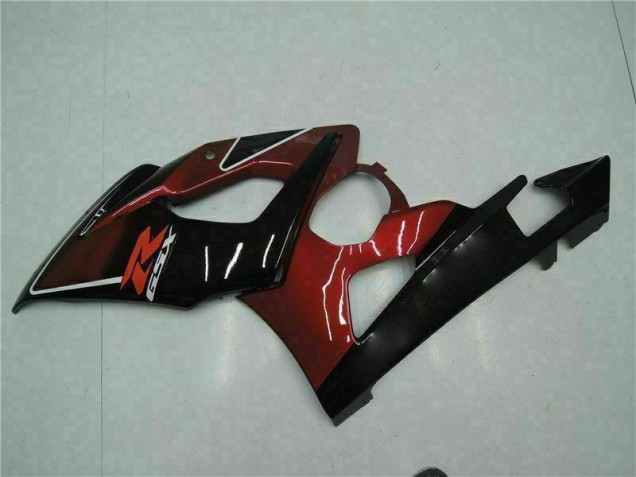 Red Black 05-06 Suzuki GSXR 1000 Motorcycle Fairings Red Black 05-06 Suzuki GSXR 1000 Motorcycle Fairings