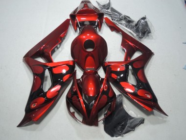 Red Black 06-07 Honda CBR1000RR Motorcycle Fairings