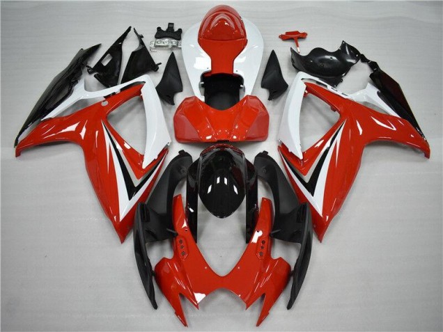 Red Black 06-07 Suzuki GSXR 600/750 Motorcycle Bodywork Red Black 06-07 Suzuki GSXR 600/750 Motorcycle Bodywork
