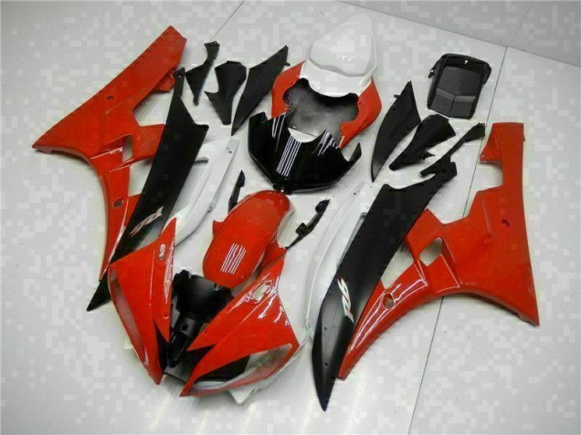Red Black 06-07 Yamaha YZF R6 Motorcycle Fairings