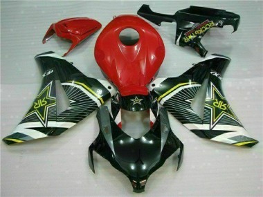 Red Black 08-11 Honda CBR1000RR Motorcycle Fairings