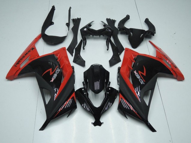 Red Black 13-16 Kawasaki ZX300R Motorcycle Fairing